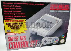 Snes Super Nintendo Nes Contrôle Set Pal Gig Version Neuf Dans La Boîte Jamais Utilisé