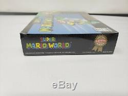 Snes Super Nintendo Super Mario World Sealed H Seam