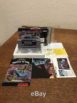 Snes Super Nintendo Tortues IV Tortues In Time Cib Complet