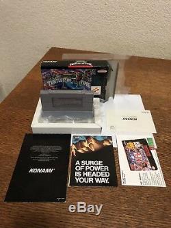 Snes Super Nintendo Tortues IV Tortues In Time Cib Complet