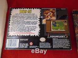 Souffle De Feu (super Nintendo Snes 1994) Complet Avec Le Jeu De Carte Manuel Box Fonctionne