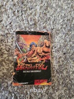 Souffle De Feu (super Nintendo, Snes) Cib