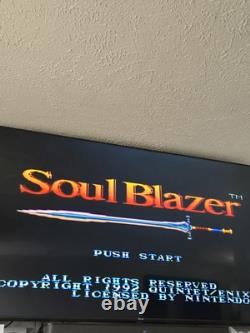 Soul Blazer (Super Nintendo) Jeu SNES, Testé et Authentique