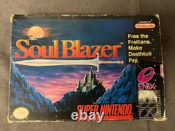 Soul Blazer (Super Nintendo, SNES) Authentique en boîte testé