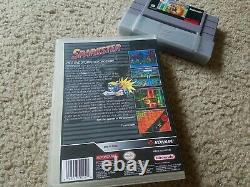 Sparkster (super Nintendo Entertainment System, 1994) Avec Boîtier En Plastique Snes