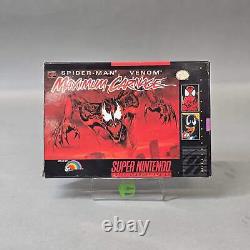 Spider-Man Venom Maximum Carnage (Super Nintendo SNES, 1994) -> Spider-Man Venom Maximum Carnage (Super Nintendo SNES, 1994)