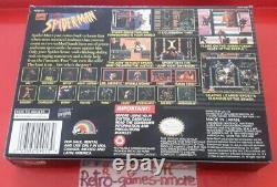 Spider-man La Série Animée Super Nintendo Authentic Snes Image Réelle No Game