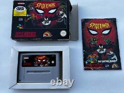 Spider-man PAL EUR Super Nintendo SNES SPIDERMAN