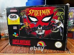 Spider-man PAL EUR Super Nintendo SNES SPIDERMAN