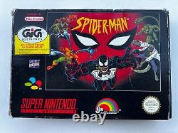 Spider-man PAL EUR Super Nintendo SNES SPIDERMAN