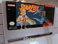 Star Fox Super Nintendo Snes Complete Cib Mint État Du Collecteur