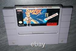 Starfox Pas Pour Resale (super Nintendo Snes) Panier Grande Forme Star Fox