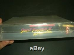 Street Fighter 2 II Turbo Neuf Et Scellé En Usine Vga 80 Snes Super Nintendo