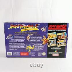 Street Fighter 2 Turbo SNES Super Nintendo Console Boîte PAL boxed
