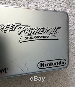 Street Fighter 2 Turbo Tin Collectors Super Nintendo Snes Boxed Pal Cib Ukv