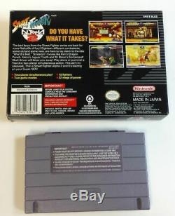 Street Fighter Alpha 2 Super Nintendo Snes 1996 Complète Cib Testé Et Joué
