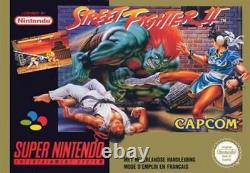 Street Fighter II 2 SNES Super Nintendo NES Jeu vidéo d'action et d'aventure en boîte