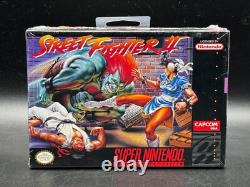 Street Fighter II 2 Super Nintendo SNES CAPCOM Scellé Neuf Authentique