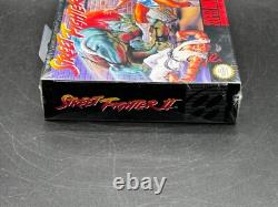 Street Fighter II 2 Super Nintendo SNES CAPCOM Scellé Neuf Authentique