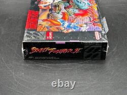 Street Fighter II 2 Super Nintendo SNES CAPCOM Scellé Neuf Authentique