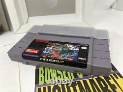 Street Fighter II 2 Super Nintendo Snes 100% Complet Dans La Boîte Cib Rare