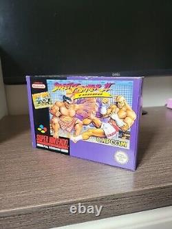 Street Fighter II (2) Turbo Jeu Super Nintendo SNES Boîte