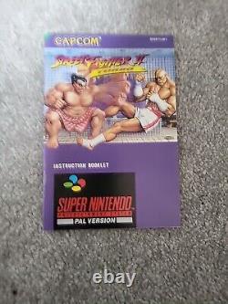 Street Fighter II (2) Turbo Jeu Super Nintendo SNES Boîte