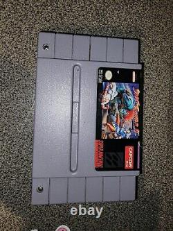 Street Fighter II Snes, 1992 Super Nintendo Works. Cartouche De Jeu Seulement D'occasion