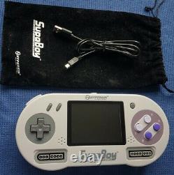 Supaboy Portable Snes Ntsc Version Plays Super Nintendo Cartouches