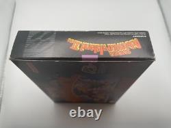 Super Adventure Island II 2 Super Nintendo, 1995 SNES CIB Complet Avec Affiche