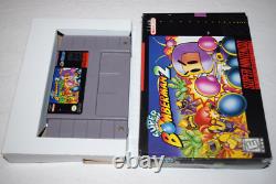 Super Bomberman 2 Cartouche de Jeu Vidéo Super Nintendo SNES avec Boîte