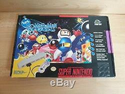 Super Bomberman Party Pak Super Nintendo / Snes Boxed Ntsc Vgc Tres Rare