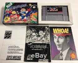 Super Bomberman (super Nintendo 1993) Snes Cib Complet Rare Petite Boîte