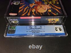 Super Bonk Hudson Soft Super Nintendo SNES NRMT CGC 9.2 Évalué Complet dans la Boîte