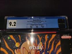 Super Bonk Hudson Soft Super Nintendo SNES NRMT CGC 9.2 Évalué Complet dans la Boîte