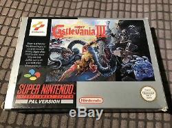 Super Castlevania 4 IV Super Nintendo Snes Jeu! Achevée! Regardez Dans La Boutique