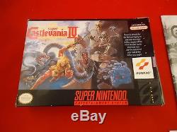 Super Castlevania 4 IV (jeu Super Nintendo Snes, 1991) Complet Avec Box