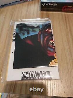 Super Castlevania IV 4 Super Nintendo Snes Cib Complet Dans Les Étuis De Protection