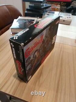 Super Castlevania IV 4 Super Nintendo Snes Cib Complet Dans Les Étuis De Protection