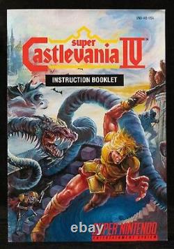 Super Castlevania IV 4(super Nintendo 1991) Snes Complet Cib W Mag Regt Testé