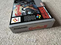 Super Castlevania IV SNES Super Nintendo + Protecteur