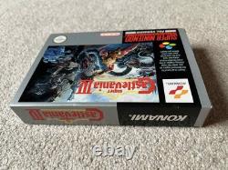 Super Castlevania IV SNES Super Nintendo + Protecteur
