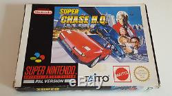 Super Chase Hq Pal Dans Acrylglasbox Super Nintendo Snes Original