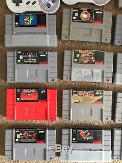 Super Console Nintendo Snes Avec 18 Jeux, 2 Contrôleurs (marvel, Dc)