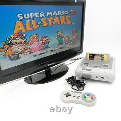 Super Console Nintendo Snes Boxed Pal Mario All Stars Ed. Très Bon État
