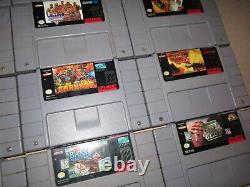 Super Console Nintendo Snes Pour Pièces, Contrôleurs, 19 Jeux W Mario Paint & Pad