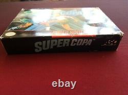 Super Copa Authentic Ultra Rare Super Nintendo 1994 Snes Avec Boîte Et Manuel