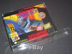 Super Gameboy (snes, 1994) Usine Tres Rare Scellé Big Box (adaptateur Game Boy)