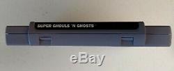 Super Ghouls'n Ghosts Complète Dans La Boîte Snes Super Nintendo Cib Partiellement Scellé