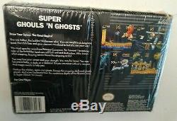Super Ghouls'n Ghosts Complète Dans La Boîte Snes Super Nintendo Cib Partiellement Scellé